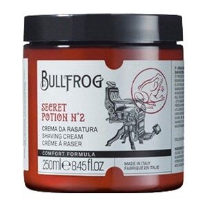 bullfrog secret potion n.2 shaving cream comfort rasiercreme