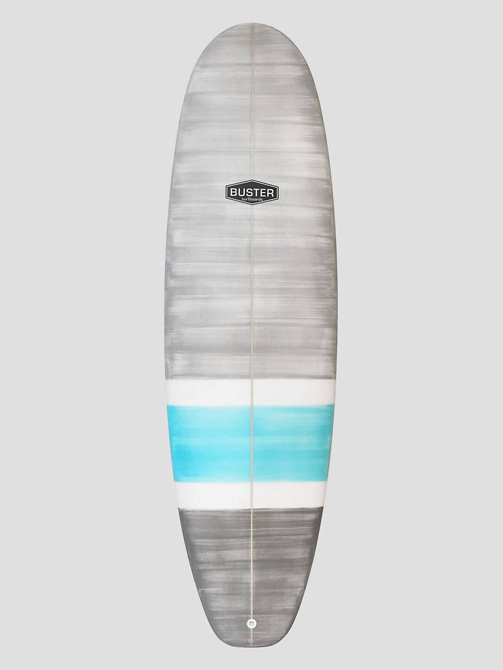 buster 64 wombat surfboard grau weiss/blau/grau