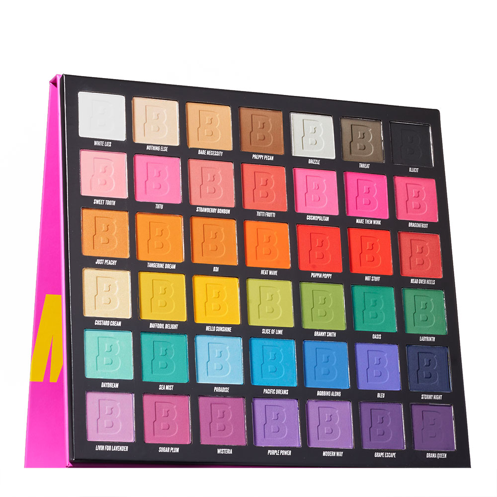 by beauty bay bright matte 42 colour palette mehrfarbig