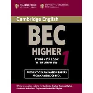 Cambridge Bec Higher 1: Prüfungsarbeiten Der University Of Cambridge Esol Exa