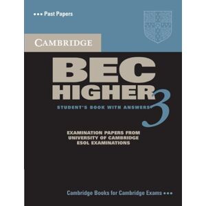 Cambridge Bec Higher 3 Studentenbuch Mit Antworten Von Cambridge Esol (englisch) P