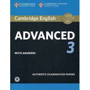 Cambridge English Advanced 3 Studentenbuch Mit Antworten Mit Audio (cae