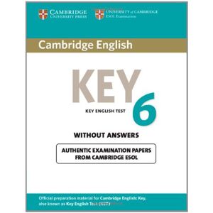 Cambridge Esol - Gebraucht Cambridge English Key 6 Student's Book Without Answers (ket Practice Tests) - Preis Vom 27.04.2024 04:56:19 H
