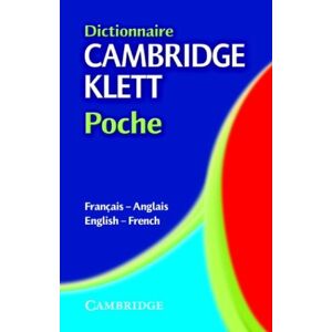 Cambridge University Press - Gebraucht Dictionnaire Cambridge Klett Poche Franais-anglais/english-french - Preis Vom 27.04.2024 04:56:19 H
