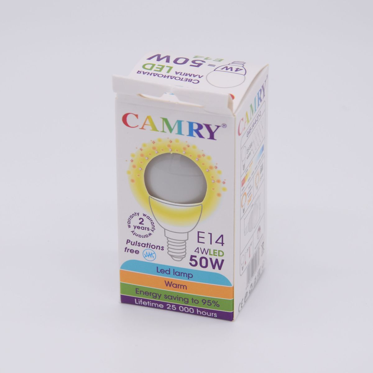 camry led leuchtmittel e14 / 4w / 2700k / ac 200-240v