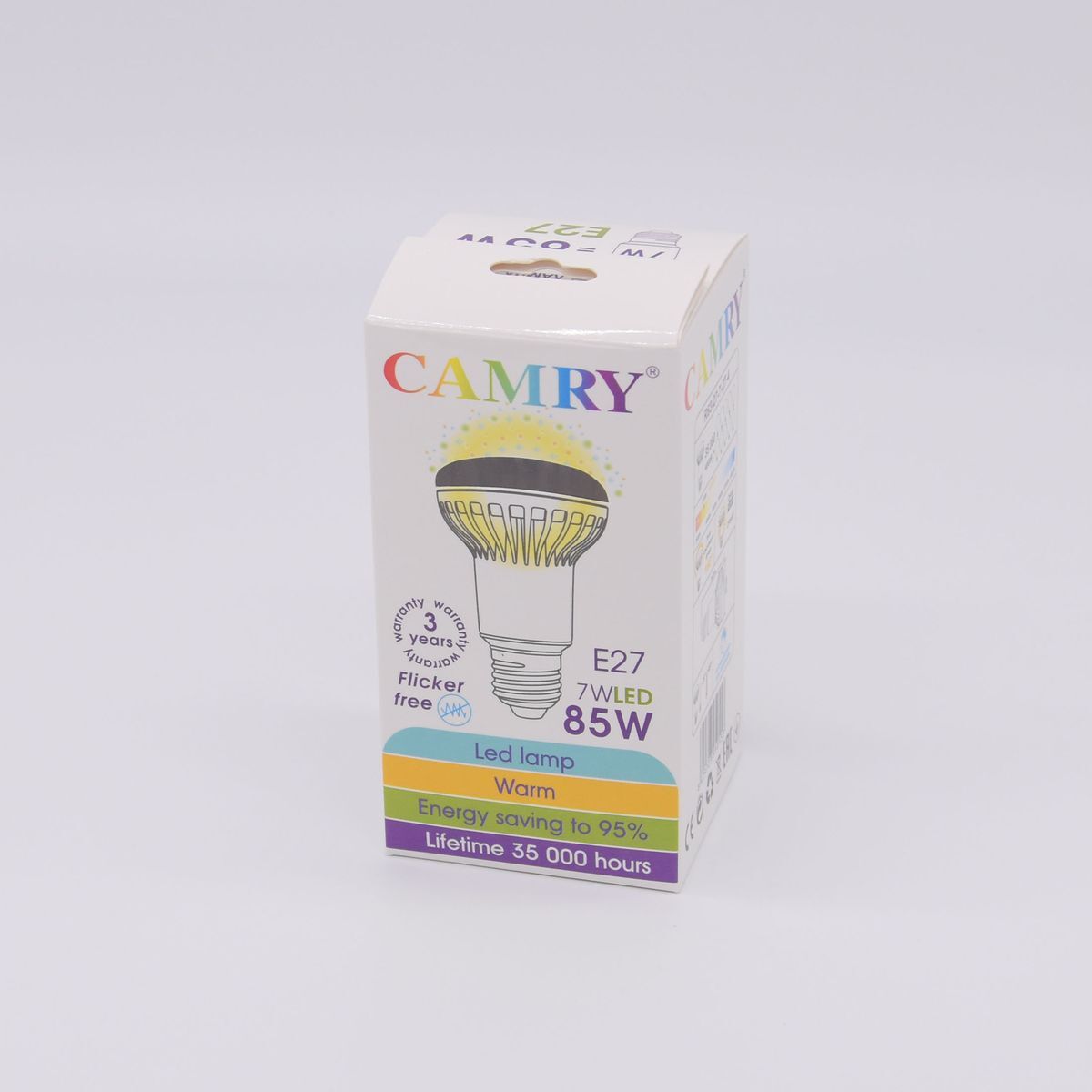 camry led leuchtmittel e27 / 7w / 2700k / ac 100-240v-17004