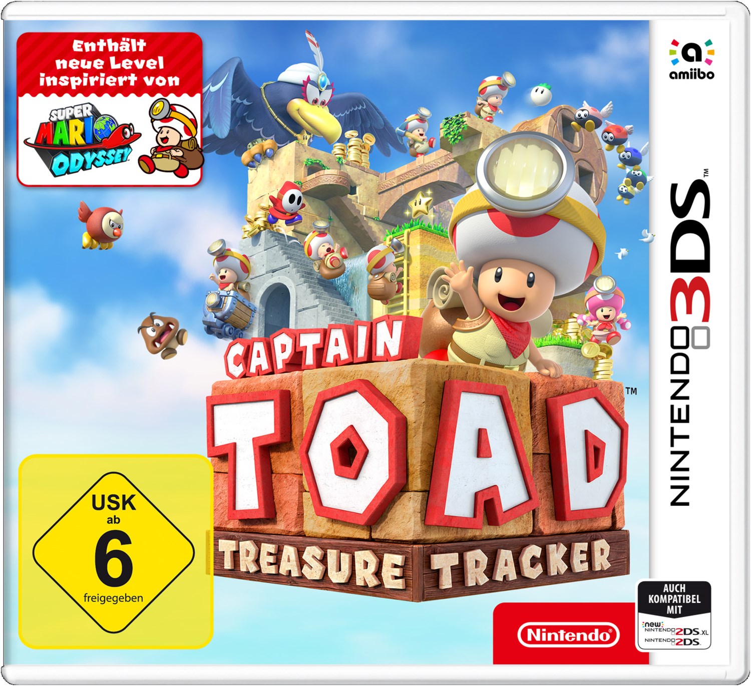 Captain Toad Treasure Tracker Nintendo (new) 2ds 3ds (xl) Spiel Neu&ovp