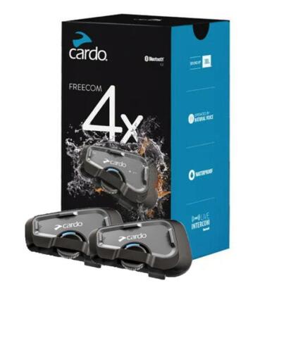 Cardo Freecom 4x Motorrad Helm Headset Kommunikation Sprechanlage - Duobox