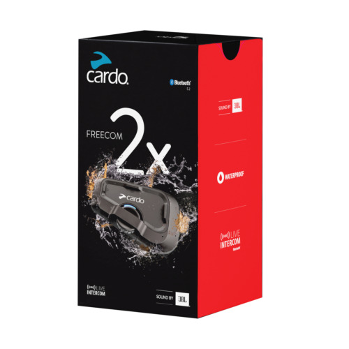 Cardo Motorrad-headset Freecom 2x Bluetooth 5.2 Live-intercom Mit Sound By Jbl