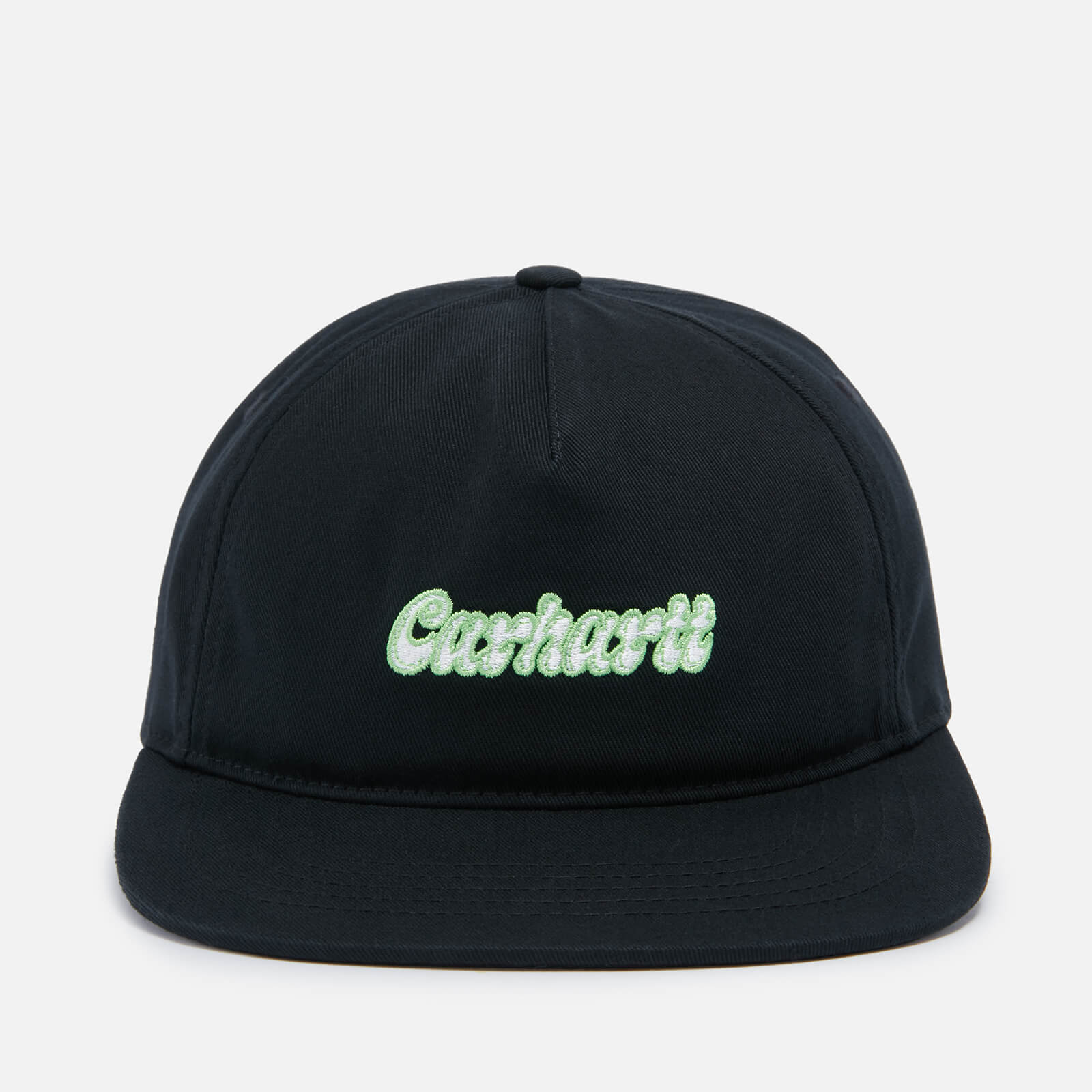 carhartt wip liquid script cotton-canvas baseball cap schwarz