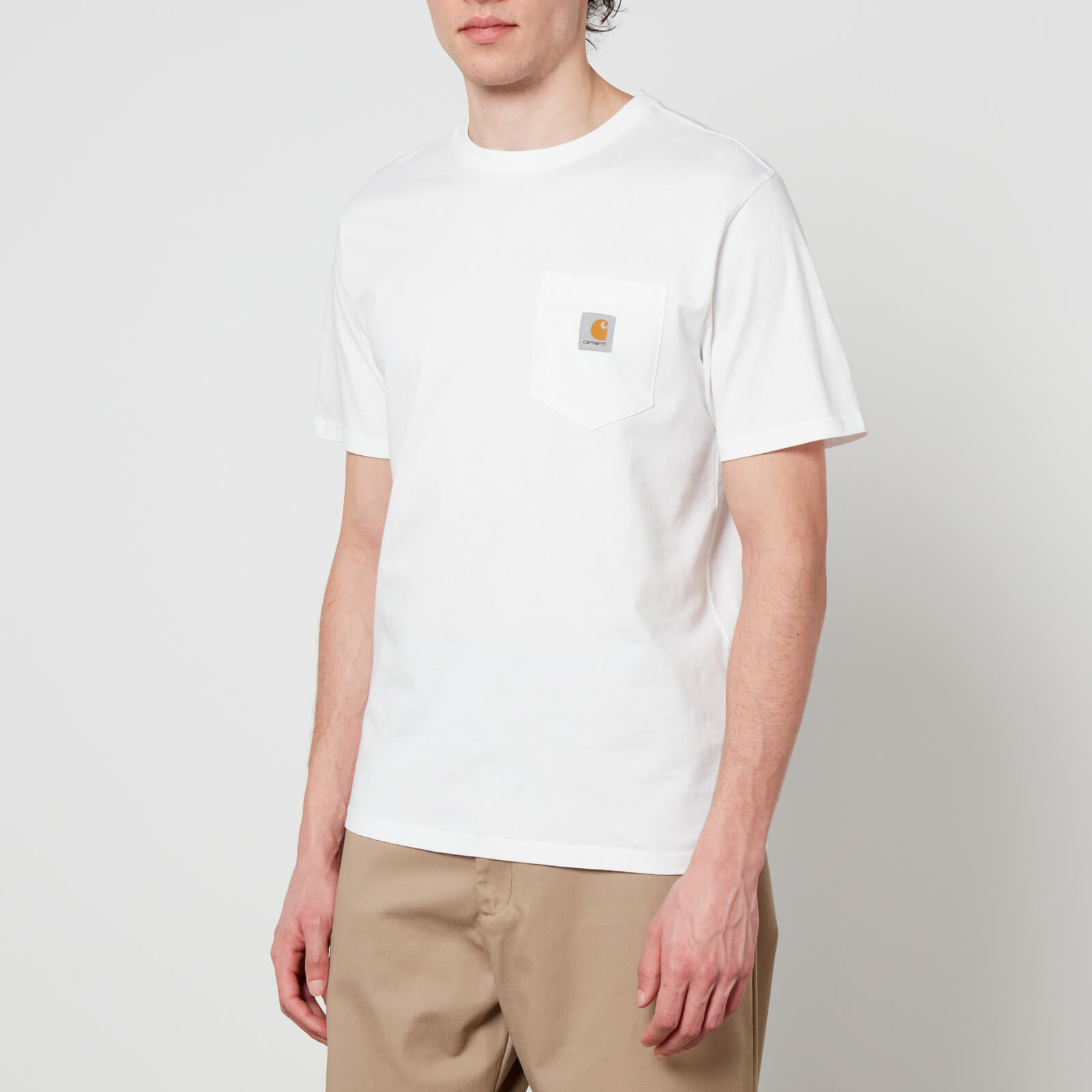 carhartt wip pocket cotton t-shirt - xxl weiÃŸ