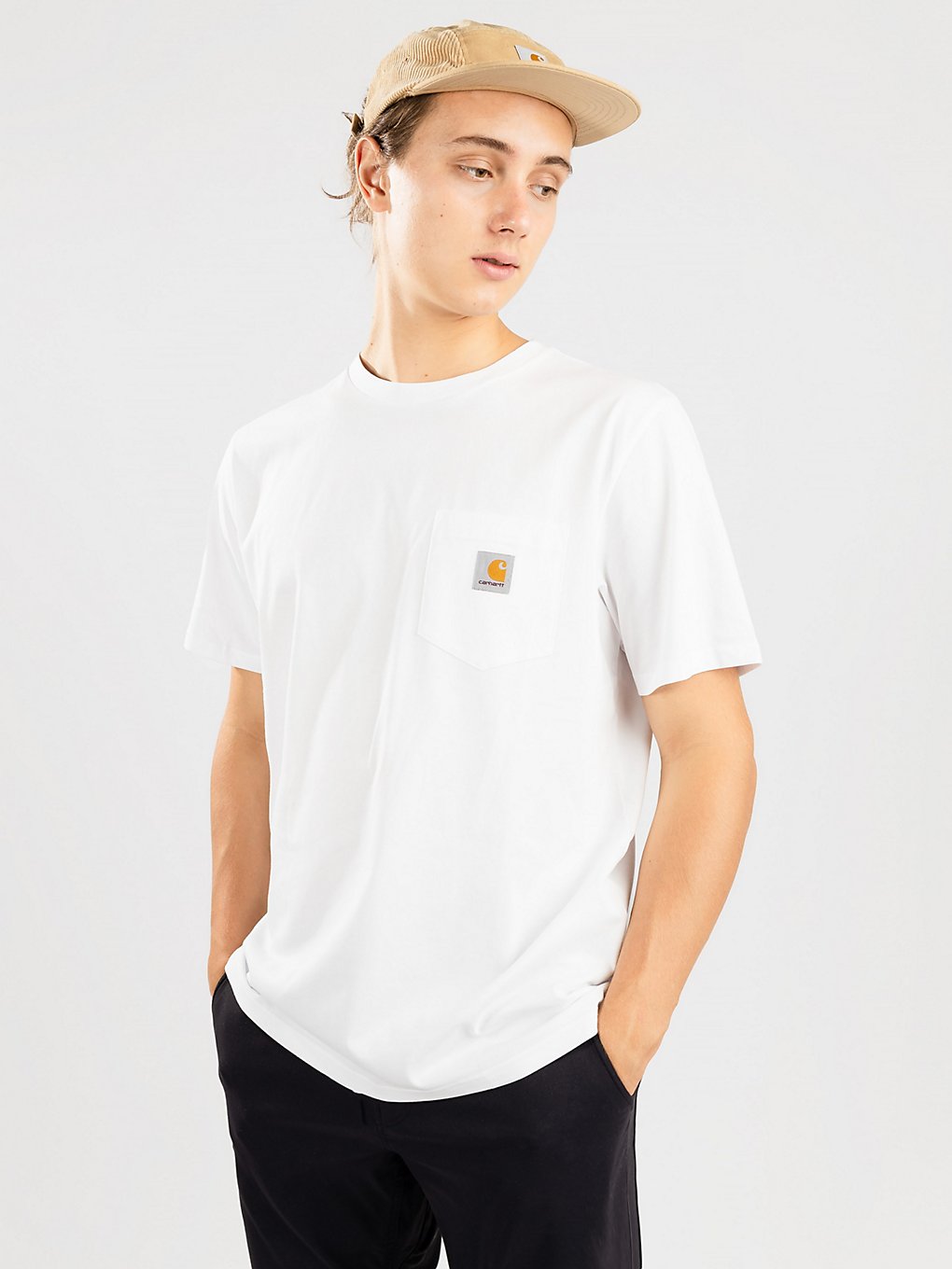 carhartt wip pocket t-shirt white