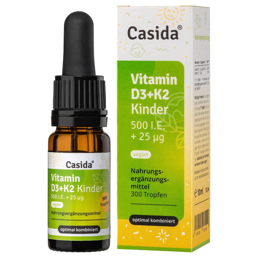 casida gmbh casida vitamin d3+k2 kinder 500 i.e. + 25Âµg