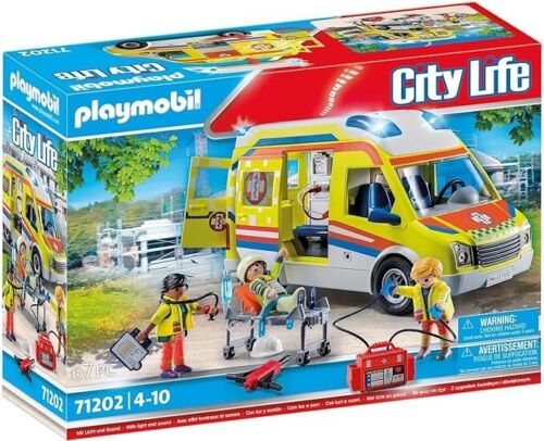 City Life - Ambulance - 71202 - 67 Teile - Playmobil - One Size - Spielzeug