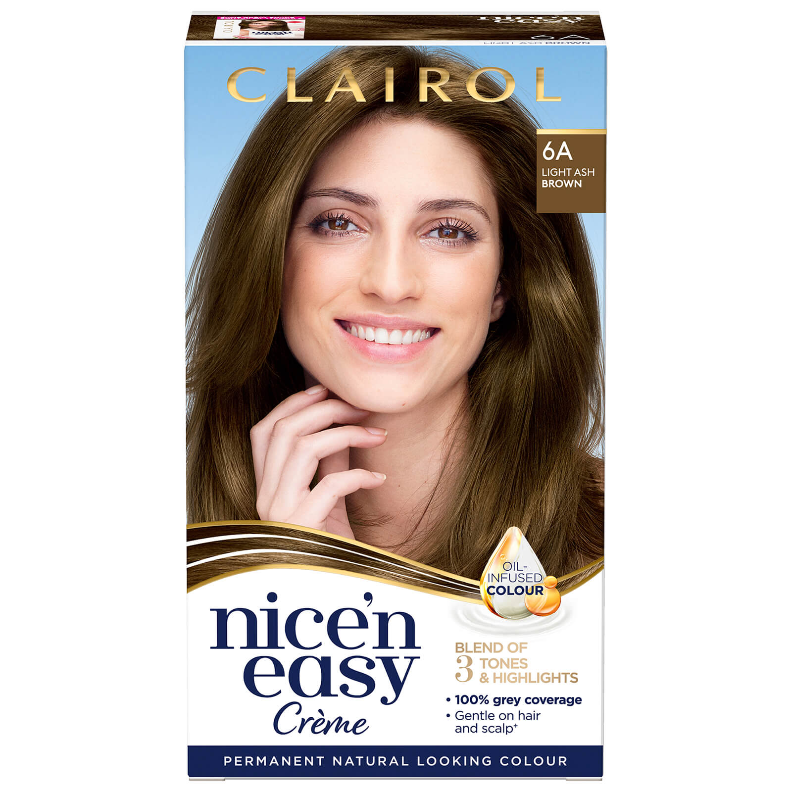 Clairol Nice'n Easy Creme Natural Permanent Hair Dye Farbton Whlen