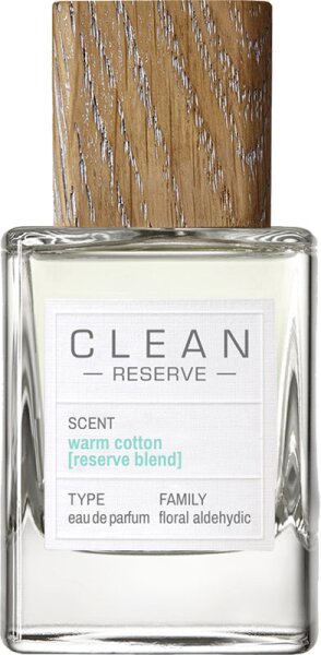 clean reserve warm cotton e.d.p. nat. spray 50 ml donna