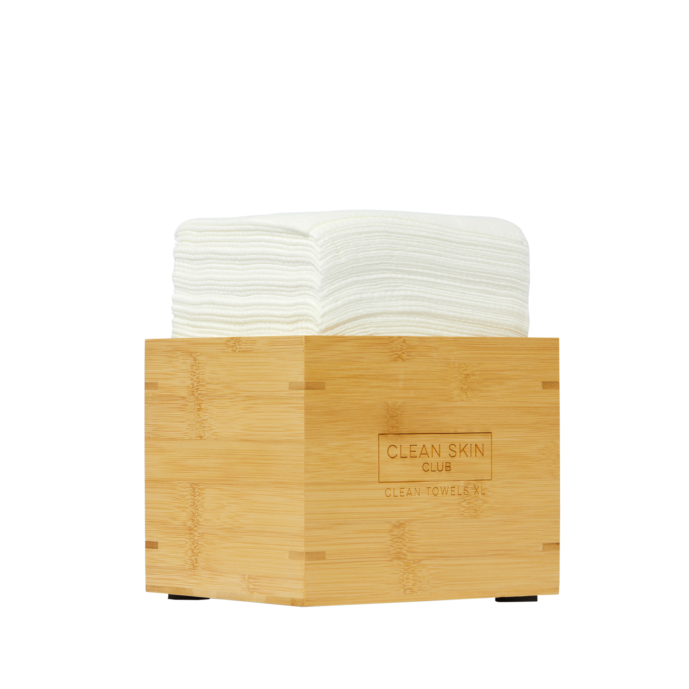 clean skin club luxe bamboo box with cover weiÃŸ