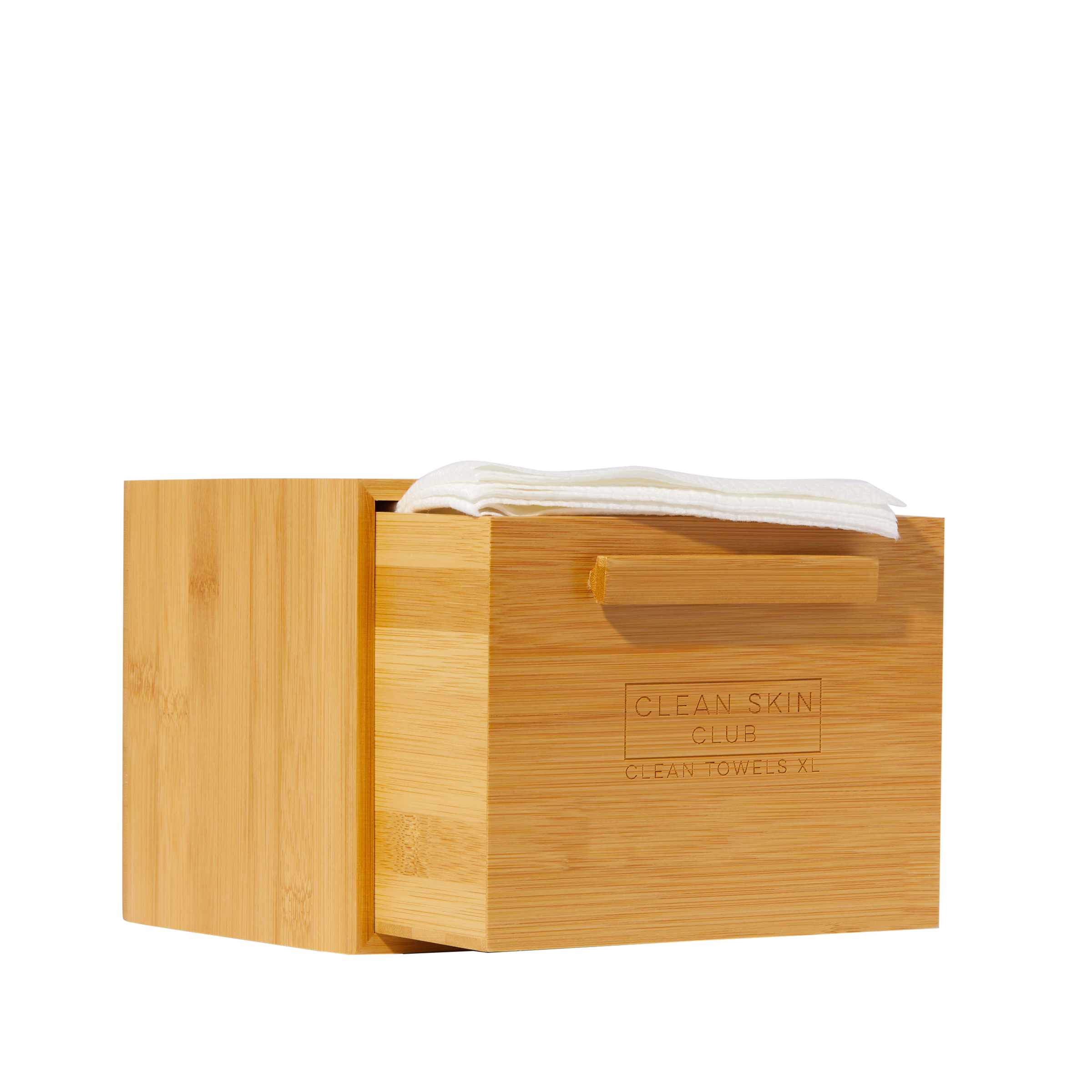 clean skin club luxe bamboo box with drawer