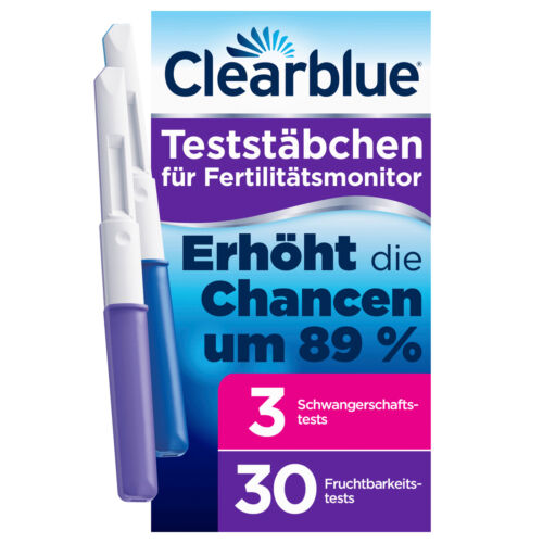Clearblue Fertilitätsmonitor Teststäbchen 30+3 Kinderwunsch