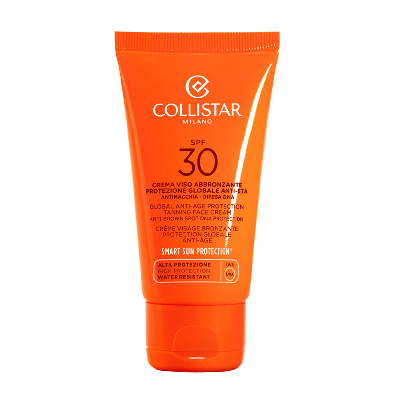collistar global anti-age protection tanning face cream spf 30 50ml