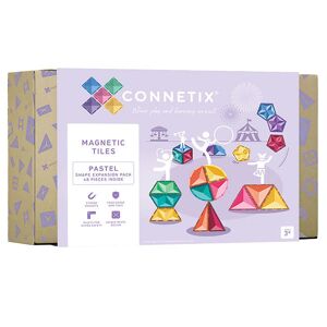Connetix Magnetset - 48 Teile - Pastel Form-erweiterungspaket - Connetix - One Size - Magnetspielzeug