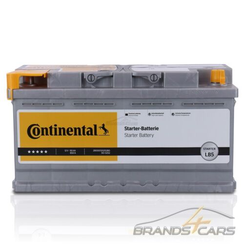 Continental 12v 90ah 850a Starterbatterie L:353mm B:175mm H:175mm Lb5
