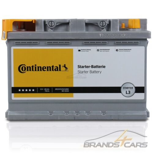 Continental 2800012023280 Versorgungsbatterie Für ,alfa Romeo,alpina,audi,bmw,ca