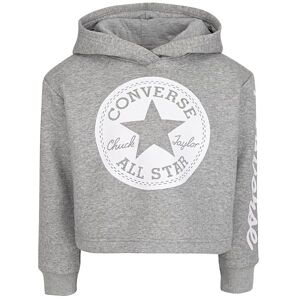 Converse Kapuzenpullover - Cropped - Grey Heather M. Logo - Converse - 10-12 Jahre (140-152) - Kapuzenpullover