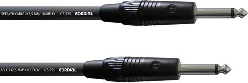 cordial cpl 10 pp 25 instrumenten kabel [1x klinkenstecker 6.35mm - 1x klinkenstecker 6.35 mm] 10.00