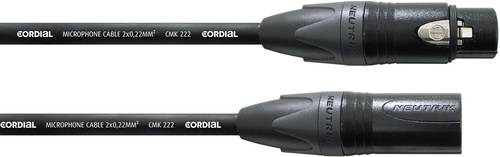 cordial cpm 7,5 fm xlr verbindungskabel [1x xlr-buchse - 1x xlr-stecker] 7.50m schwarz