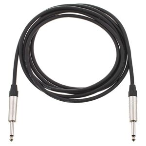 cordial pro line instrumenten kabel [1x klinkenstecker 6.35mm - 1x klinkenstecker 6.35 mm] 3.00m sch