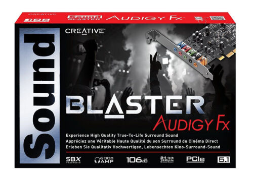 Creative Labs Sound Blaster Audigy Fx - 5.1 Kanäle - 24 Bit - 106 Db - Pci-e X1