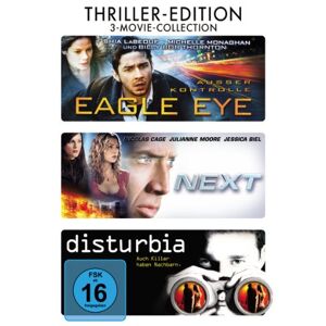 D.j. Caruso - Gebraucht Disturbia / Eagle Eye / Next [3 Dvds] - Preis Vom 24.04.2024 05:05:17 H