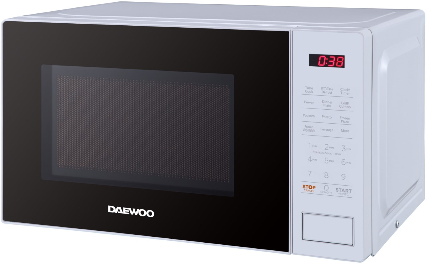 Daewoo Mmf0g20t3w001 Stand-kombi-mikrowelle Weiß 700w Timer Grill 20l Kapazität 