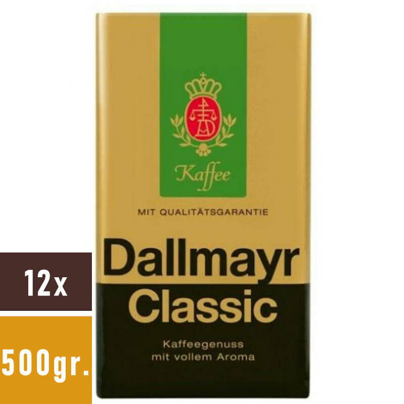 Dallmayr - Classic Gemahlener Kaffee - 12x 500g