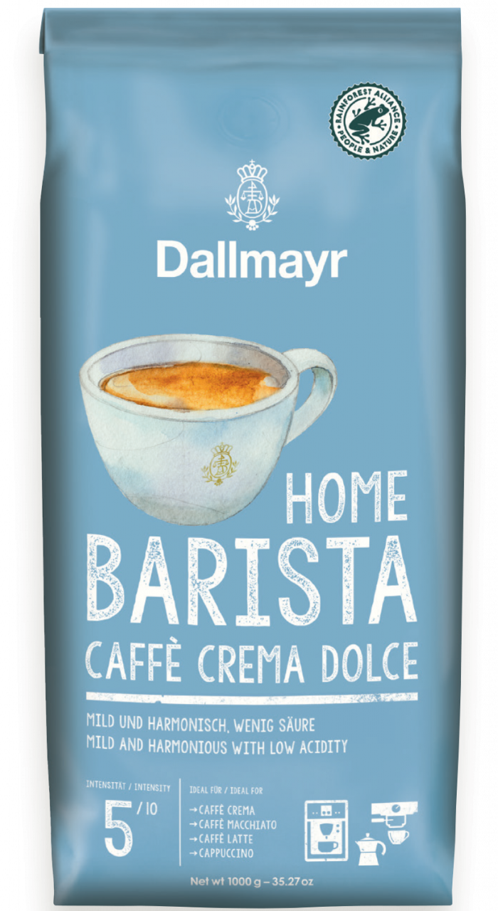 Dallmayr Home Barista Caffè Crema Dolce Kaffeebohnen 16 Kg