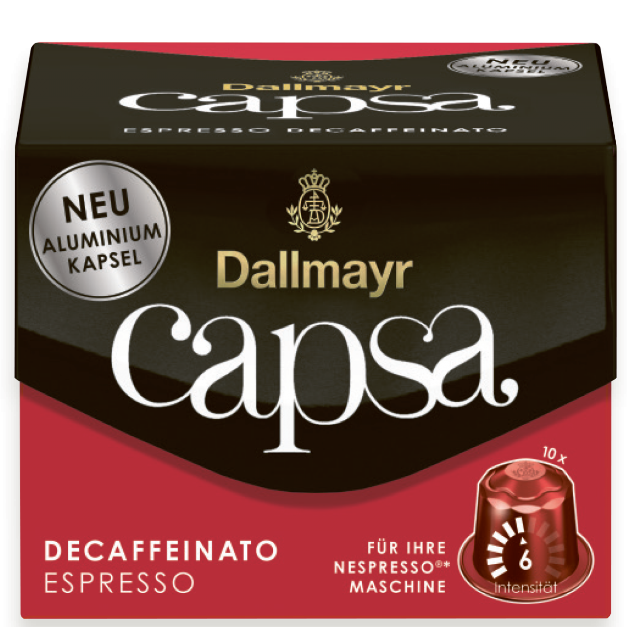 dallmayr kaffee capsa espresso decaffeinato kapseln