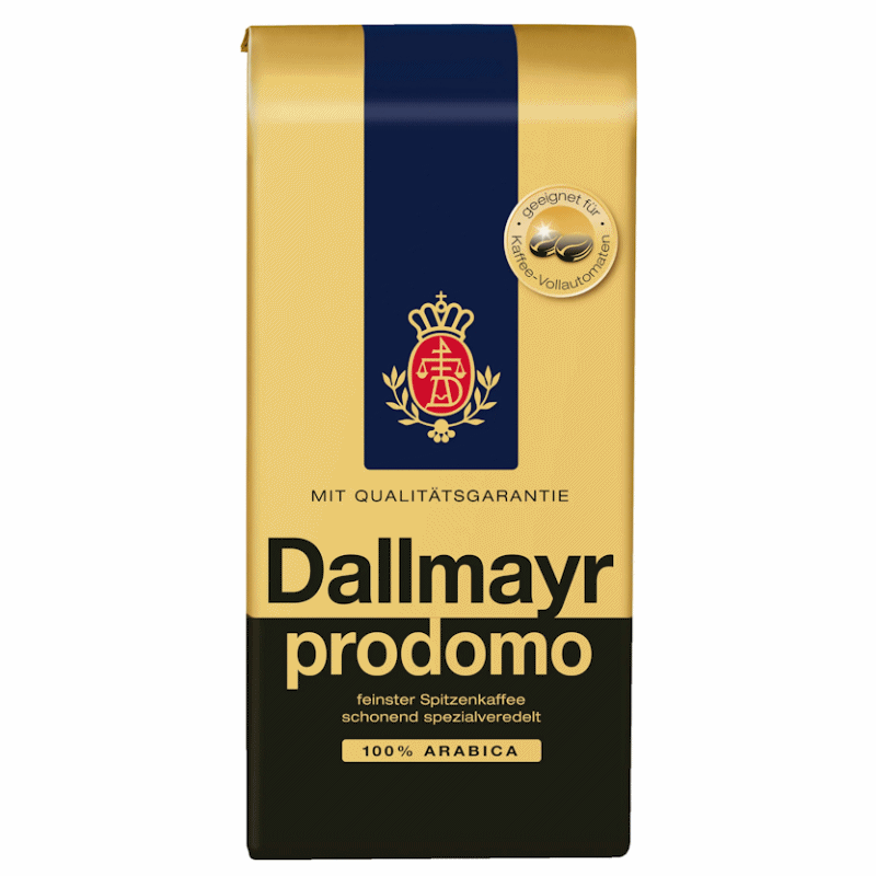 Dallmayr Prodomo 12x500 Gramm Kaffeebohnen, Preis Ist Inklusive Kaffeesteuer