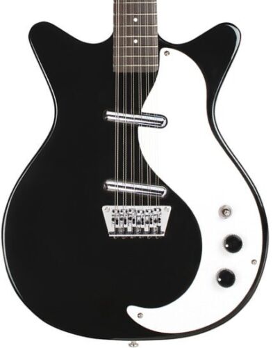 Danelectro '59 12-saitige Gitarre ~ Schwarz