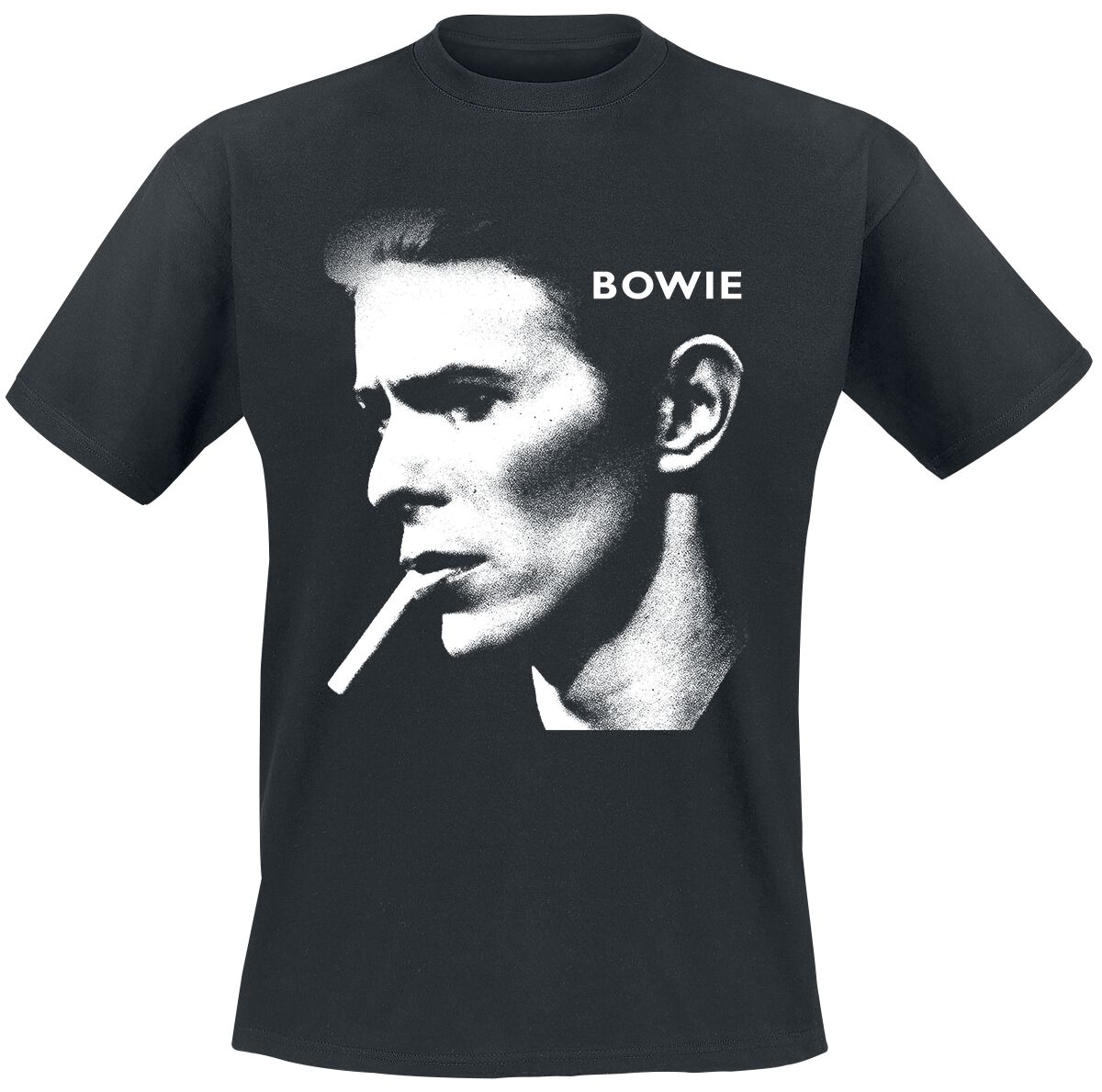 david bowie t-shirt - grainy smoke - s bis xxl - fÃ¼r mÃ¤nner - grÃ¶ÃŸe l - - lizenziertes merchandise! schwarz