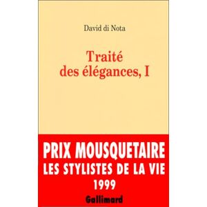 David Di Nota - Gebraucht Traite Des Elegances. Tome 1 (infini Coll) - Preis Vom 06.05.2024 04:58:55 H