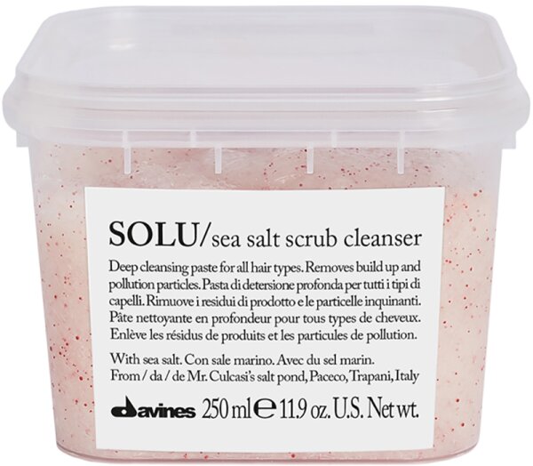 davines essential hair care solu sea salt scrub cleanser 75 ml