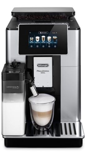 De'longhi Primadonna Soul Automatische Kaffeemaschine - Silberschwarz (ecam610.55.sb)