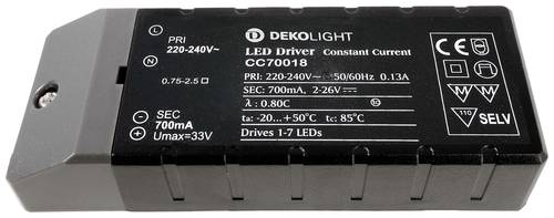 Deko Light Cc70018 Netzgerät Schwarz