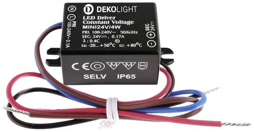 deko-light led-netzgerÃ¤t mini, cv, 24v/4w schwarz