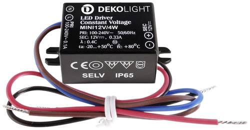deko light mini, cv, 12v/4w led-treiber 4w 0 - 330ma 12v 1st.