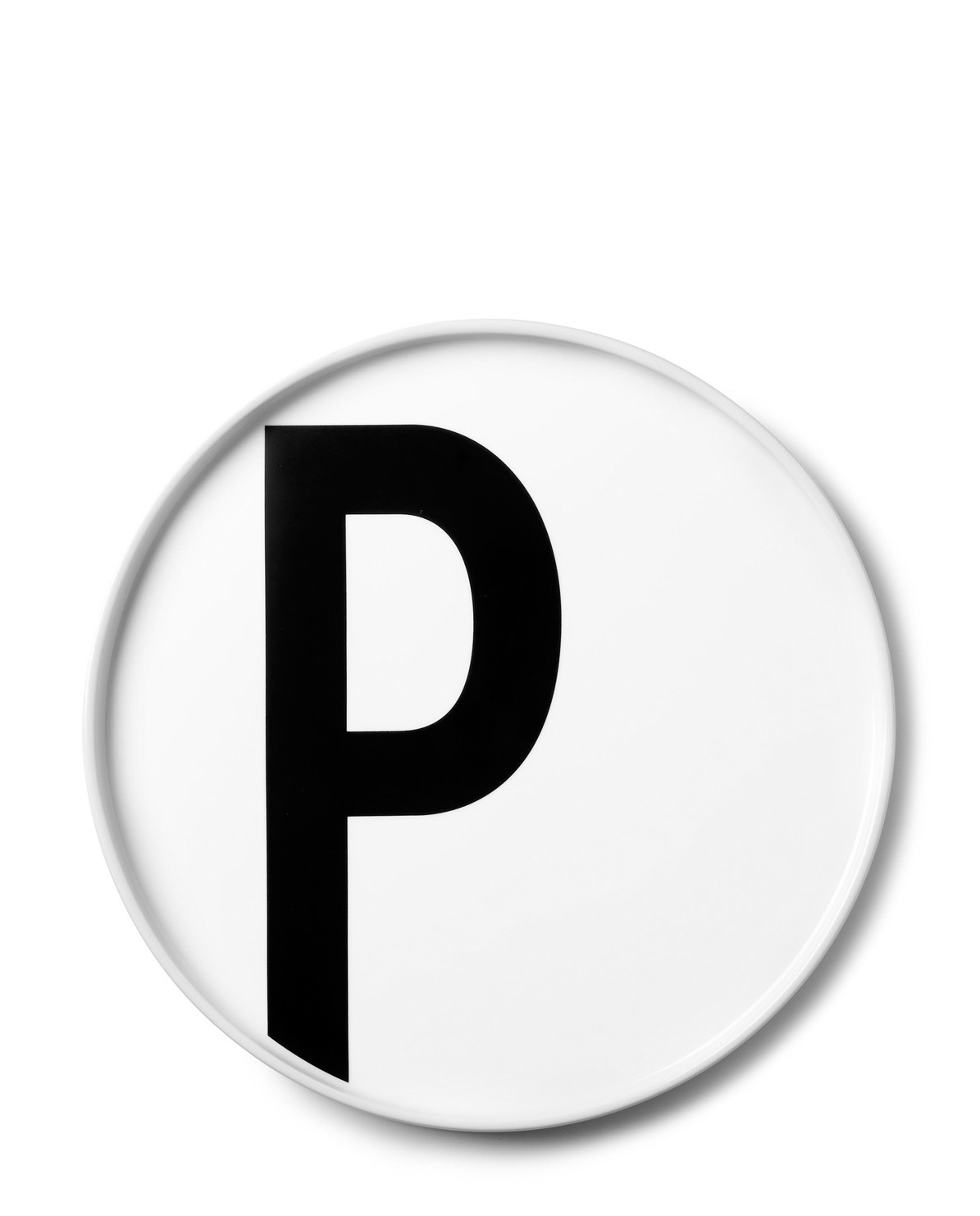 design letters porzellanteller p