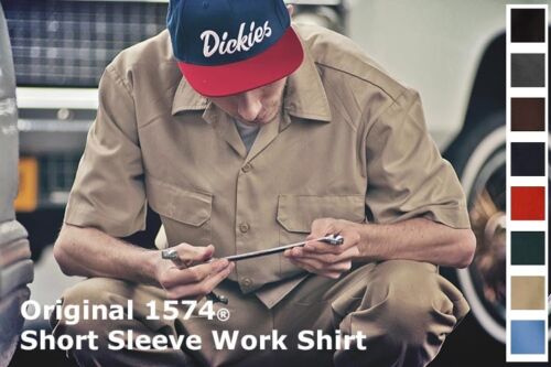 dickies kurzarmhemd - short sleeve work shirt - s bis 3xl - fÃ¼r mÃ¤nner - grÃ¶ÃŸe xxl - schwarz