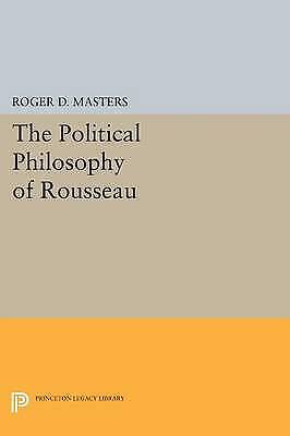 Die Politische Philosophie Von Rousseau Von Roger D. Masters (englisch) Taschenbuch Boo
