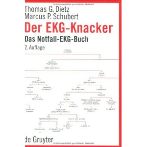 Dietz, Thomas G. - Gebraucht Der Ekg-knacker. Das Notfall-ekg-buch - Preis Vom 27.04.2024 04:56:19 H